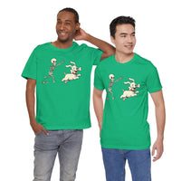 Load image into Gallery viewer, Skeleton Chasing Dog Tee