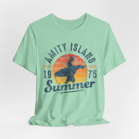 Load image into Gallery viewer, Amity Island Surf Shark Summer Tee