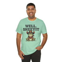 Load image into Gallery viewer, Well. Sheeyit Cowboy Frog Tee