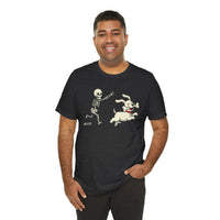 Load image into Gallery viewer, Skeleton Chasing Dog Tee