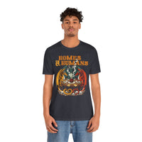 Load image into Gallery viewer, Homes &amp; Humans Dragon T‑Shirt Retro Fantasy Dice &amp; Dragons Tee