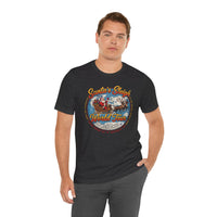 Load image into Gallery viewer, Santa's Sleigh World Tour Tee Vintage Christmas T‑Shirt