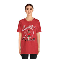 Load image into Gallery viewer, Snitches Get Stitches Christmas Tee