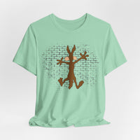 Load image into Gallery viewer, Cartoon Coyote Graffiti Brick Tee