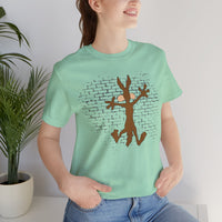 Load image into Gallery viewer, Cartoon Coyote Graffiti Brick Tee