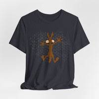 Load image into Gallery viewer, Cartoon Coyote Graffiti Brick Tee