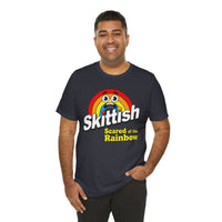 Load image into Gallery viewer, Skittish Scared of the Rainbow Tee