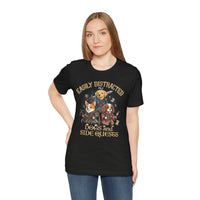 Load image into Gallery viewer, Easily Distracted by Dogs &amp; Side Quests Tee