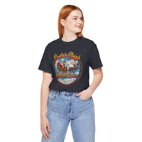 Load image into Gallery viewer, Santa's Sleigh World Tour Tee Vintage Christmas T‑Shirt