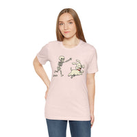 Load image into Gallery viewer, Skeleton Chasing Dog Tee
