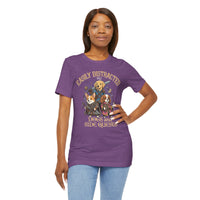 Load image into Gallery viewer, Easily Distracted by Dogs &amp; Side Quests Tee