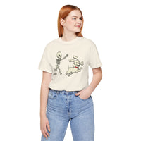 Load image into Gallery viewer, Skeleton Chasing Dog Tee