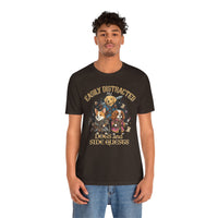 Load image into Gallery viewer, Easily Distracted by Dogs &amp; Side Quests Tee