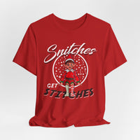 Load image into Gallery viewer, Snitches Get Stitches Christmas Tee