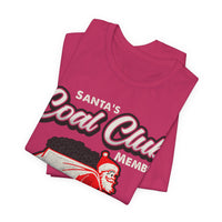Load image into Gallery viewer, Santa's Coal Club Member T-Shirt
