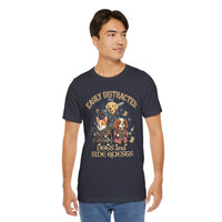 Load image into Gallery viewer, Easily Distracted by Dogs &amp; Side Quests Tee