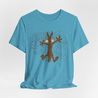 Load image into Gallery viewer, Cartoon Coyote Graffiti Brick Tee