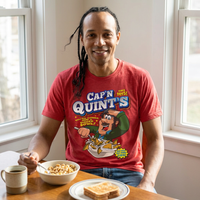 Load image into Gallery viewer, Captain Quint Parody Cereal Box Tee