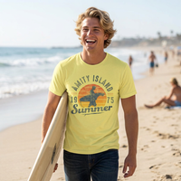 Load image into Gallery viewer, Amity Island Surf Shark Summer Tee
