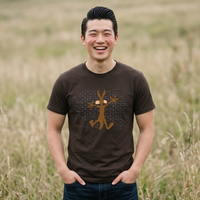 Load image into Gallery viewer, Cartoon Coyote Graffiti Brick Tee