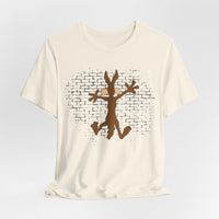Load image into Gallery viewer, Cartoon Coyote Graffiti Brick Tee