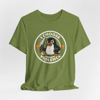 Load image into Gallery viewer, I Choose Violence Penguin Tee