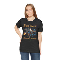 Load image into Gallery viewer, I Will Succeed Because I Am Insane Gothic Fantasy Tee