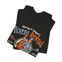 Load image into Gallery viewer, Harry &amp; Lloyd Tuxedo Rental Tee
