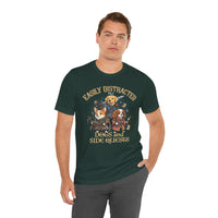 Load image into Gallery viewer, Easily Distracted by Dogs &amp; Side Quests Tee