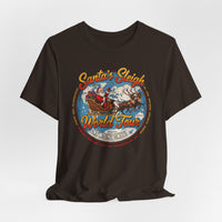 Load image into Gallery viewer, Santa's Sleigh World Tour Tee Vintage Christmas T‑Shirt