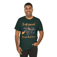 Load image into Gallery viewer, I Will Succeed Because I Am Insane Gothic Fantasy Tee