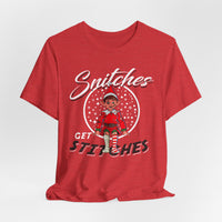 Load image into Gallery viewer, Snitches Get Stitches Christmas Tee