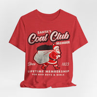 Load image into Gallery viewer, Santa's Coal Club Member T-Shirt