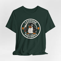 Load image into Gallery viewer, I Choose Violence Penguin Tee