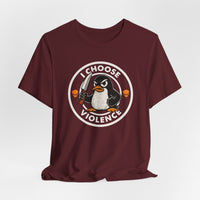 Load image into Gallery viewer, I Choose Violence Penguin Tee