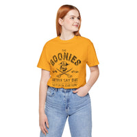 Load image into Gallery viewer, Never Say Die 1985 Skull &amp; Crossed Swords T-Shirt