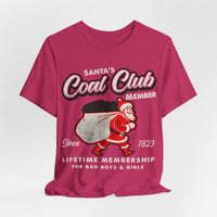 Load image into Gallery viewer, Santa's Coal Club Member T-Shirt