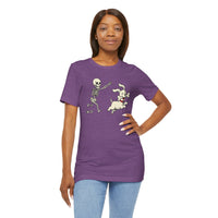 Load image into Gallery viewer, Skeleton Chasing Dog Tee