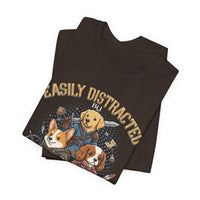 Load image into Gallery viewer, Easily Distracted by Dogs &amp; Side Quests Tee