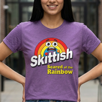 Load image into Gallery viewer, Skittish Scared of the Rainbow Tee